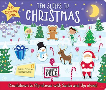 Ten Sleeps to Christmas (3D Counting Books) - Georgie Taylor [KSIĄŻKA]