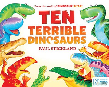 Ten Terrible Dinosaurs - Paul Stickland [KSIĄŻKA]
