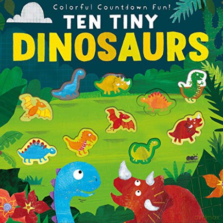 Ten Tiny Dinosaurs (Tiger Tales) - Libby Walden [KSIĄŻKA]