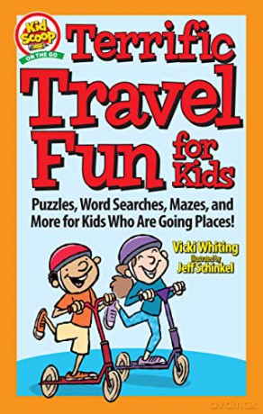 Terrific Travel Fun for Kids: Puzzles, Word Searches, Mazes, and More for Kids Who Are Going Places! (Happy Fox Books) Road Trip Activity Book for Children Age 5-10 to Stay Occupied with No Screentime - Vicki Whiting [KSIĄŻKA]
