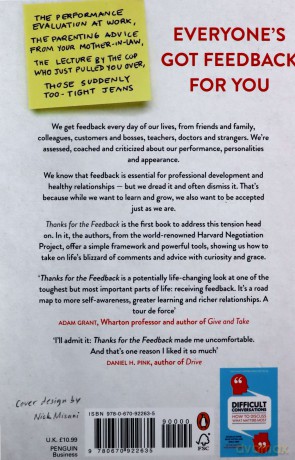 Thanks for the Feedback: The Science and Art of Receiving Feedback Well - Douglas Stone [KSIĄŻKA]
