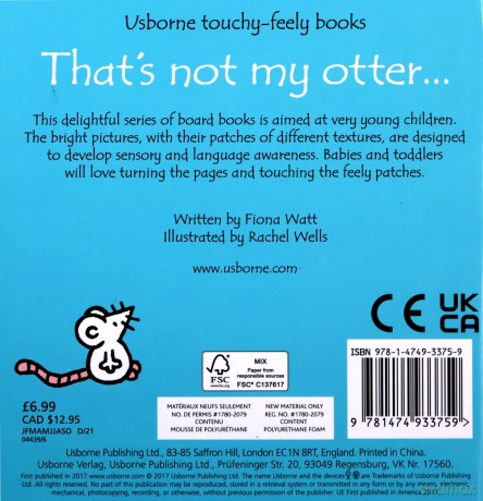 That's not my Otter: 1 - Fiona Watt [KSIĄŻKA]