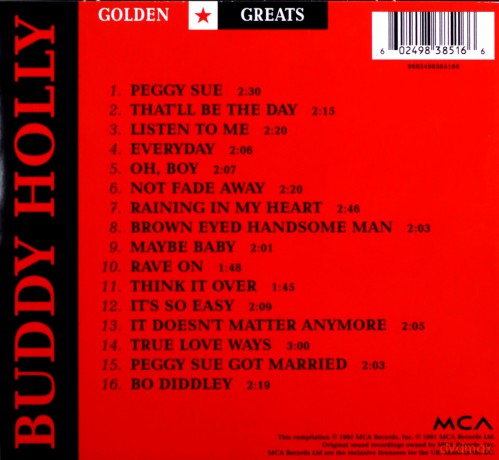 Buddy Holly: Golden Greats (Slidepack) [CD]
