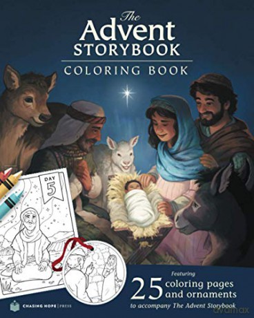 The Advent Storybook Coloring Book - Laura Richie [KSIĄŻKA]