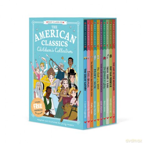 The American Classics Children's Collection: 10 Book Box Set (Easy Classics) - Gemma Barder [KSIĄŻKA]