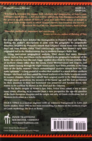 The Baltic Origins of Homer's Epic Tales: The Illiad the Odyssey and the Migration of Myth - Felice Vinci [KSIĄŻKA]