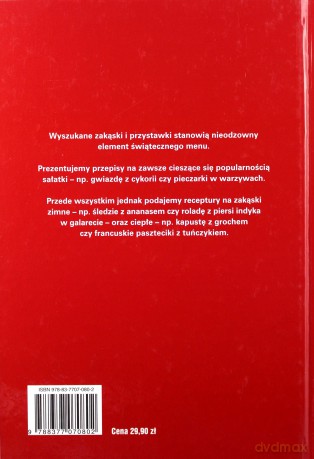 Świąteczne zakąski i przystawki - Opracowanie zbiorowe [KSIĄŻKA]