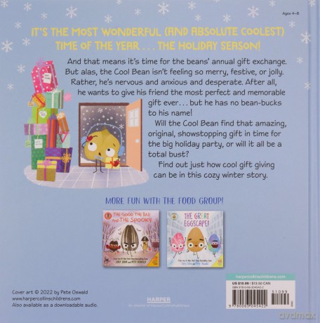 The Cool Bean Presents: As Cool as It Gets: Over 150 Stickers Inside (The Food Group) - Jory John [KSIĄŻKA]