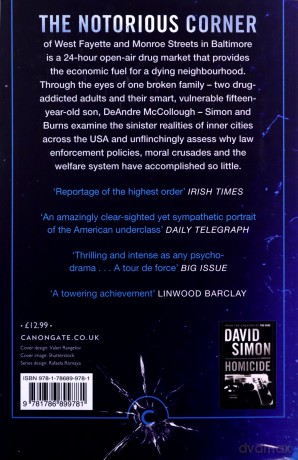The Corner: A Year in the Life of an Inner-City Neighbourhood (Canons) - David Simon [KSIĄŻKA]