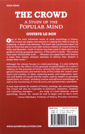 The Crowd: A Study of the Popular Mind - Gustave Le Bon [KSIĄŻKA]