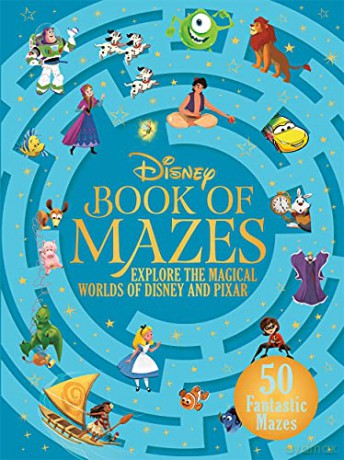 The Disney Book of Mazes: Explore the Magical Worlds of Disney and Pixar through 50 fantastic mazes [KSIĄŻKA]