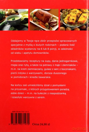 Przepisy dla dużej rodziny - Opracowanie zbiorowe [KSIĄŻKA]