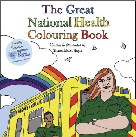 The Great National Health Colouring Book - Diana Matos Gagic [KSIĄŻKA]