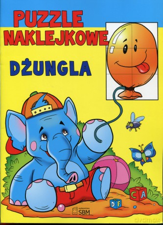 Dżungla. Puzzle naklejkowe (dodruk 2012) - Opracowanie zbiorowe [KSIĄŻKA]