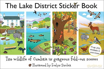 The Lake District Sticker Book: The Wildlife of Cumbria in Gorgeous Fold-Out Scenes - Evelyn Sinclair [KSIĄŻKA]