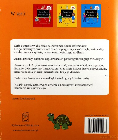 Elementarz 3 klasy - Ewa Stolarczyk [KSIĄŻKA]