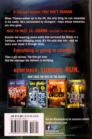 The Maze Runner (Maze Runner, Book One): Book One: 1 - James Dashner [KSIĄŻKA]