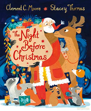 The Night Before Christmas, illustrated by Stacey Thomas - Clement C. Moore [KSIĄŻKA]
