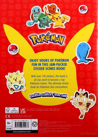 The Official Pokémon Sticker Book: With over 130 Stickers - Pokémon [KSIĄŻKA]
