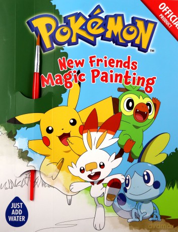 The Official Pokémon: New Friends Magic Painting - Pokémon [KSIĄŻKA]