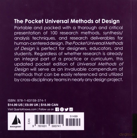 The Pocket Universal Methods of Design: 100 Ways to Research Complex Problems, Develop Innovative Ideas, and Design Effective Solutions - Bruce Hanington [KSIĄŻKA]