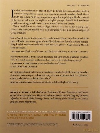 The Poems of Hesiod: Theogony, Works and Days, and the Shield of Herakles - Barry B. Powell [KSIĄŻKA]