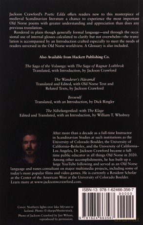 The Poetic Edda: Stories of the Norse Gods and Heroes (Hackett Classics) - Jackson Crawford [KSIĄŻKA]