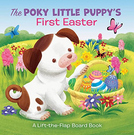 The Poky Little Puppy's First Easter: A Lift-the-Flap Board Book - Andrea Posner-Sanchez [KSIĄŻKA]