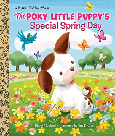 The Poky Little Puppy's Special Spring Day (Little Golden Books) - Diane Muldrow [KSIĄŻKA]