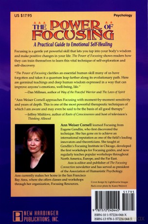 The Power of Focusing: Finding Your Inner Voice - Ann Weiser Cornell [KSIĄŻKA]