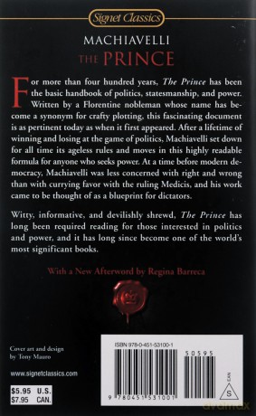 The Prince: The Classic Analysis of Statesmanship and Power (Signet Classics) - Niccolo Machiavelli [KSIĄŻKA]