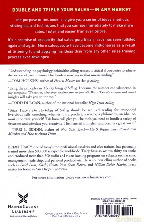 The Psychology of Selling: Increase Your Sales Faster and Easier Than You Ever Thought Possible - Brian Tracy [KSIĄŻKA]