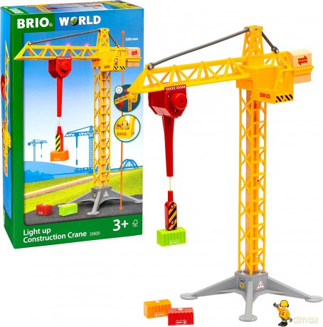Brio Podświetlany Dźwig Budowlany