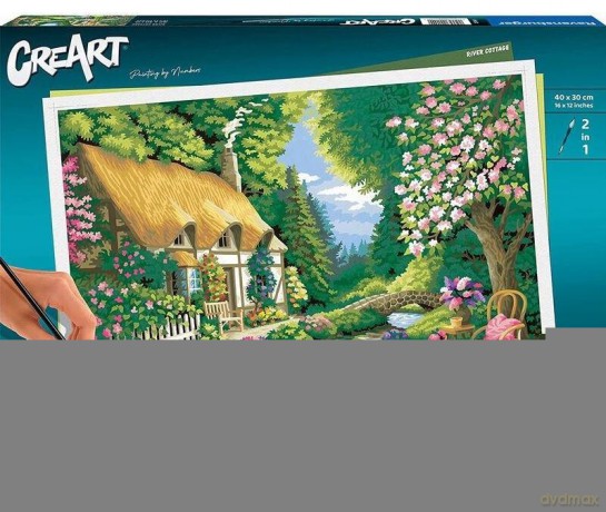 CreArt Premium: Domek nad rzeką
