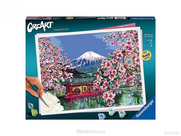 CreArt Premium: Kwitnąca wiśnia w Japonii