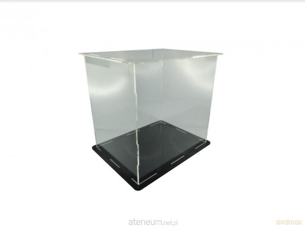 Gablotka składana 20x15x20 cm czarna podstawa