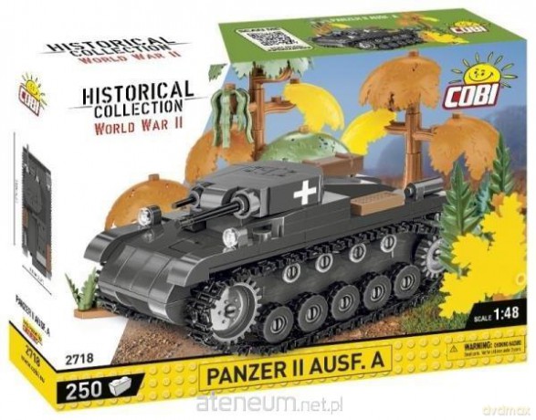HC WWII Czołg Panzer II Ausf. A 250 el. [KLOCKI]