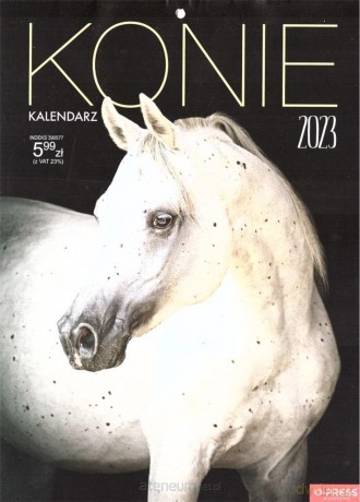 Kalendarz 2023 A4 ścienny konie [KALENDARZ]