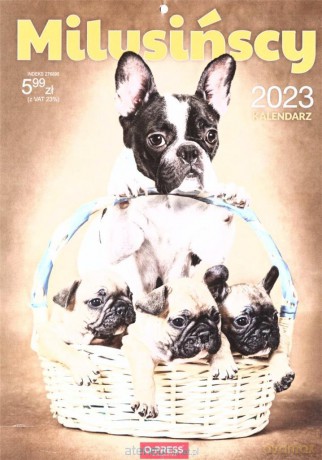 Kalendarz 2023 A4 ścienny milusińscy [KALENDARZ]