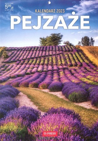 Kalendarz 2023 A4 ścienny pejzaże [KALENDARZ]