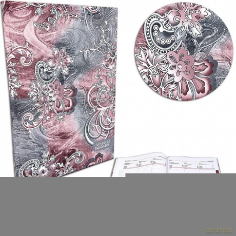 Kalendarz 2023 A4 tygodniowy soft touch paisley [KALENDARZ]