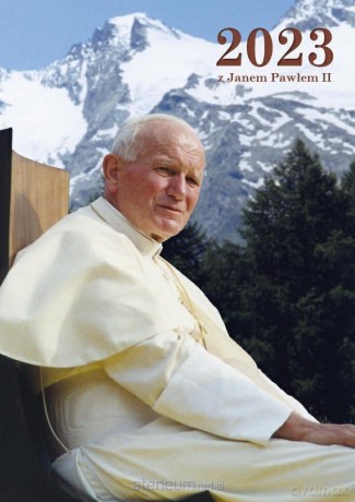 Kalendarz 2023 A4 z Janem Pawłem II [KALENDARZ]