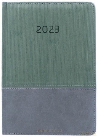 Kalendarz 2023 A5 dzienny Savana zielony [KALENDARZ]