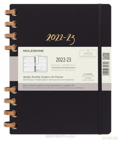 Kalendarz 2023 akademicki XL (twardy) Remake Midnight [KALENDARZ]