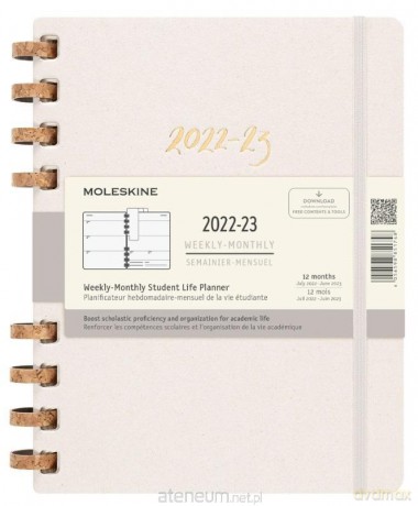 Kalendarz 2023 akademicki XL (twardy) remake oyster [KALENDARZ]