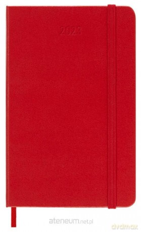 Kalendarz 2023 dzienny 12ML (twardy) scarlet red [KALENDARZ]