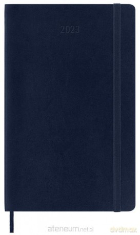 Kalendarz 2023 dzienny 12ML miękka sapphire blue [KALENDARZ]