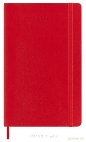 Kalendarz 2023 dzienny 12ML miękka scarlet red [KALENDARZ]