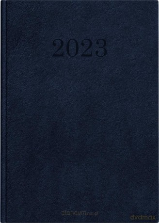Kalendarz 2023 książkowy A4 Standard DTP granat [KALENDARZ]