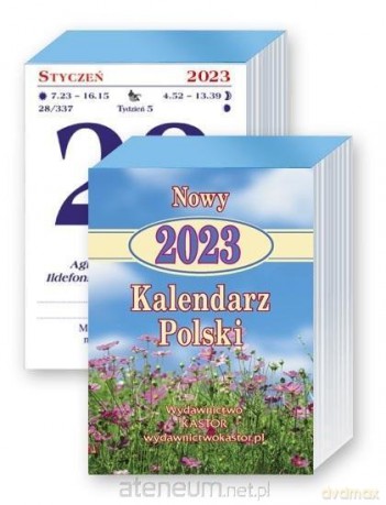 Kalendarz 2023 Nowy Kalendarz Polski [KALENDARZ]